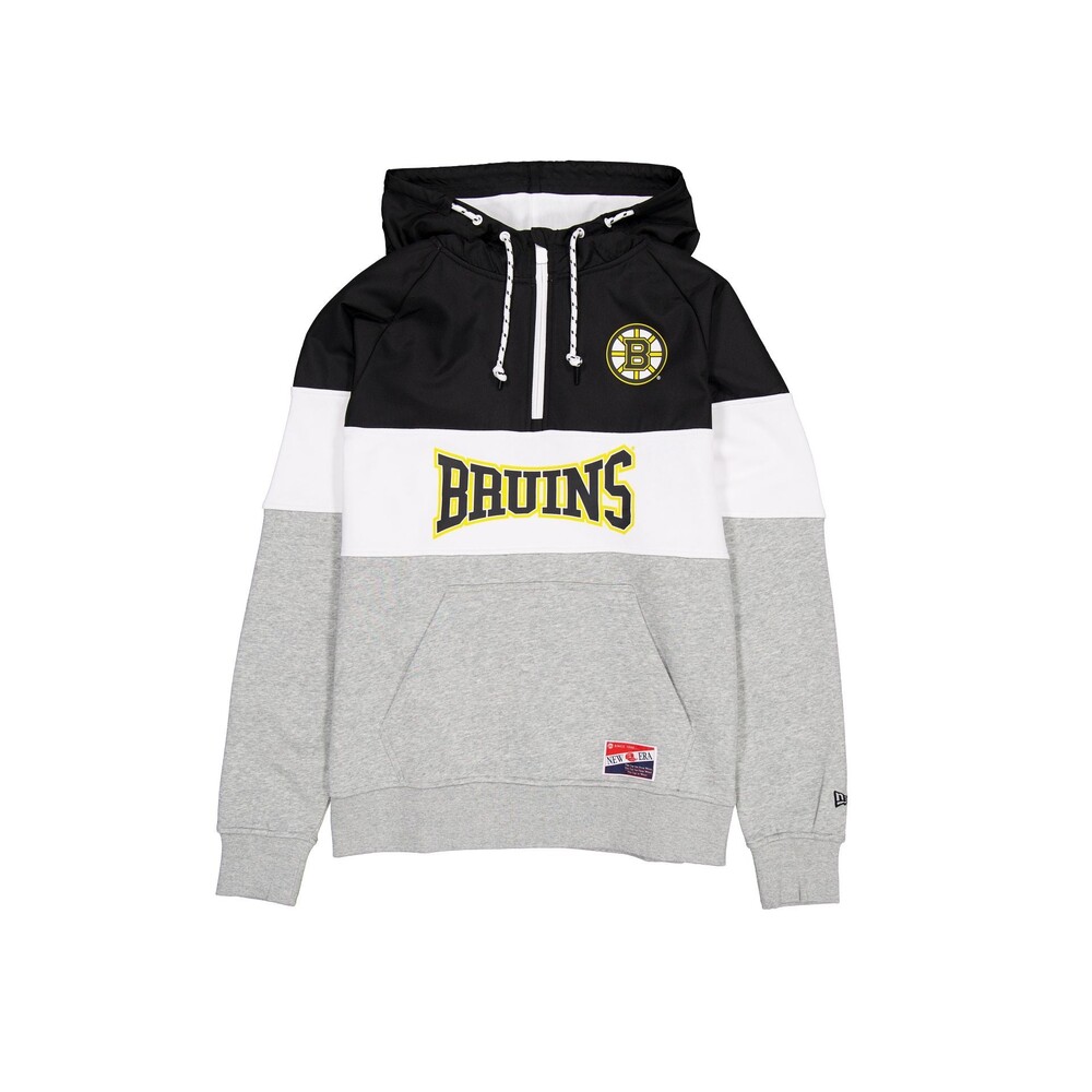 New Era Boston Bruins Throwback Color Block Hoodie - Size M